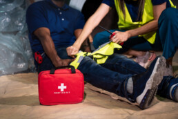 Arbeidsongeval Eerste hulp koffer